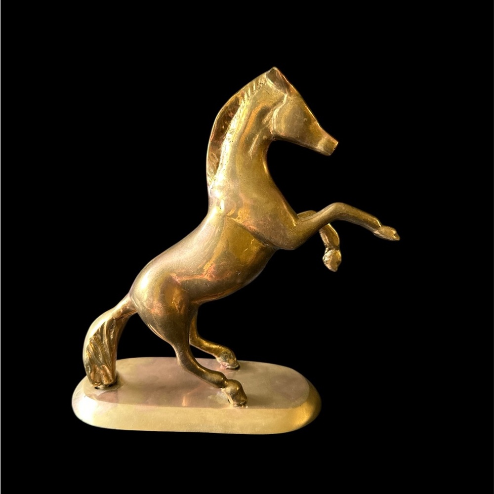 Brass Horse Sculpture
